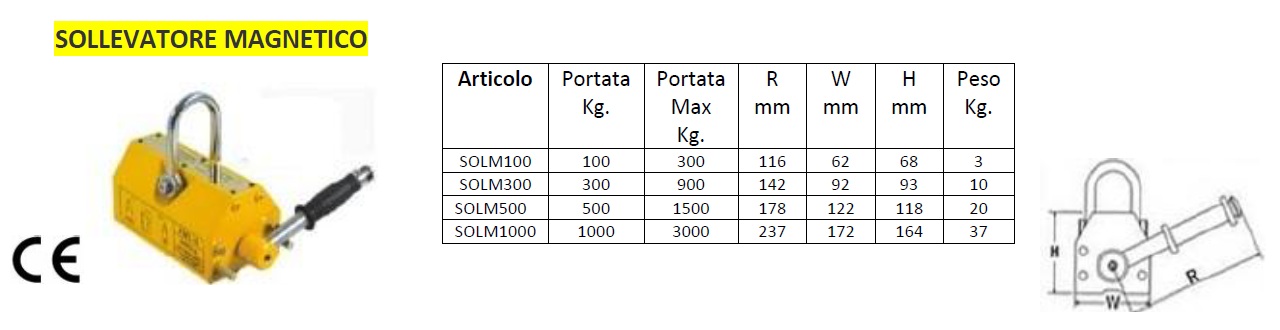 ARGANO ELETTRICO A FUNE PASSANTE PORTATA KG.90 -250 – 300 – 500 – 1000 –  1500 – Soletra